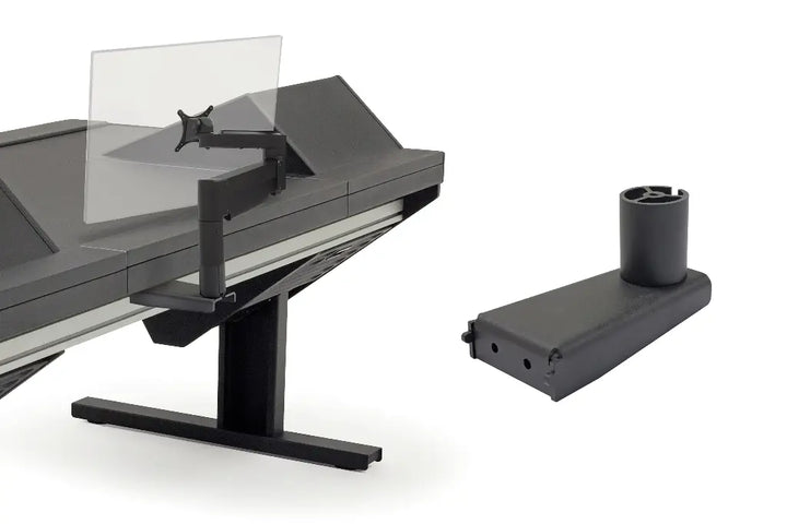 Argosy Eclipse Gen 4 Rail Mount Adapter for 7500 Series Monitor Arm with 2.75" post