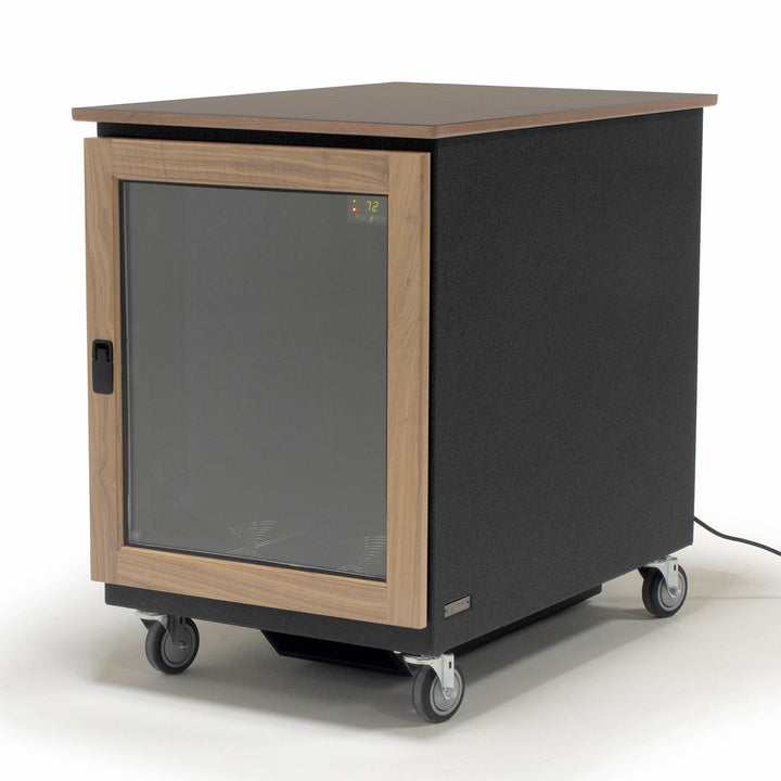 Argosy IsoBox PRO 12RU, Red Oak Trim, with Black Traceless Top, Left Door Swing
