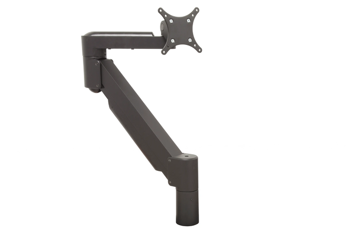 Argosy 7500-800-104 Single Monitor Arm Black for Monitor 6-21 lb with Flexmount