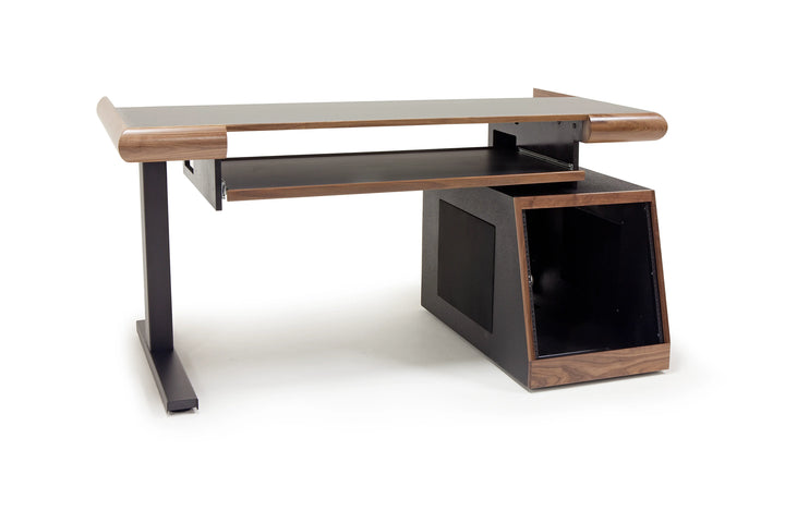 Argosy Radius Composer for 61 Keys, Straight Top, 1) Slanted 10sp Base Rack, 1) Steel Leg, Bullnose Edge - Standard Trim