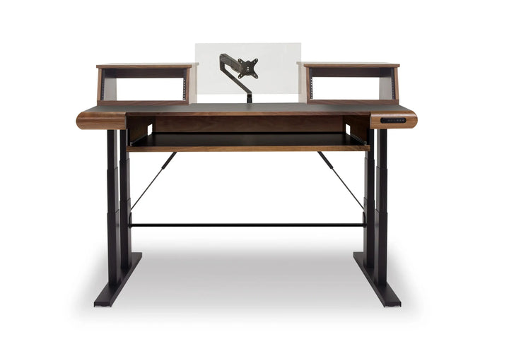 Argosy Radius Composer for 61 Keys, Straight Top, Height Adjustable Steel Legs, Bullnose Edge - Standard Trim