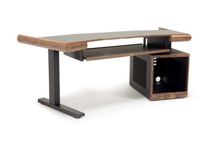 Argosy Radius Composer for 61 Keys, Splayed Top, 1) Straight 10sp Base Rack, 1) Steel Leg, Bullnose Edge - Standard Trim
