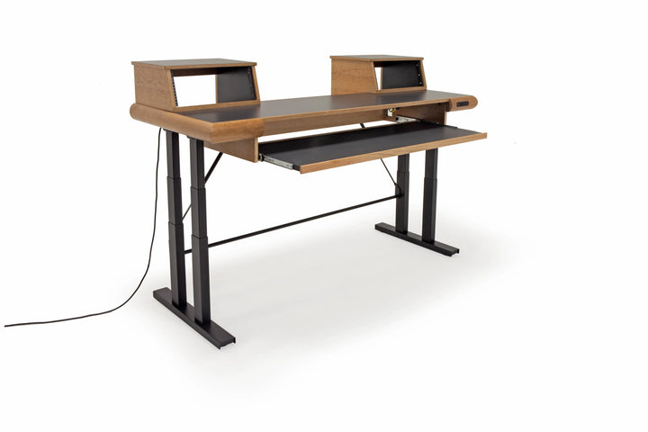 Argosy Radius Composer for 88 Keys, Straight Top, Height Adjustable Steel Legs, Bullnose Edge - Standard Trim
