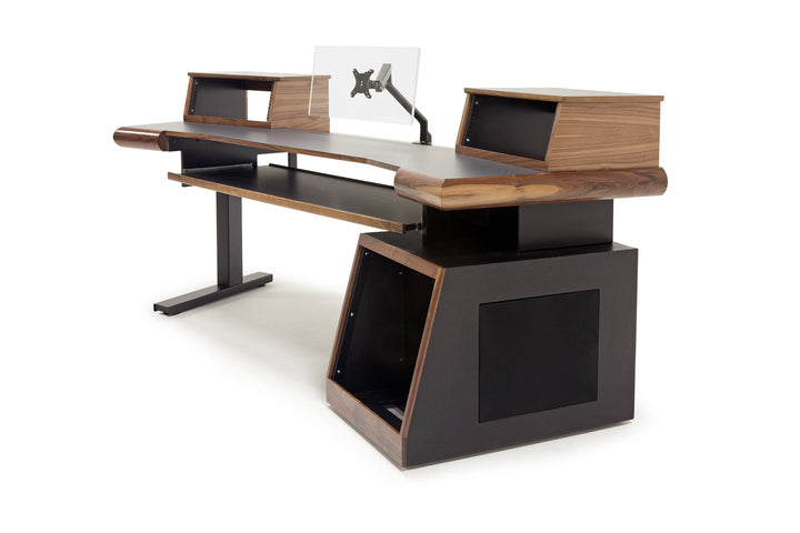 Argosy Radius Composer for 88 Keys, Splayed Top, 1) Slanted 10sp Base Rack, 1) Steel Leg, Bullnose Edge - Standard Trim