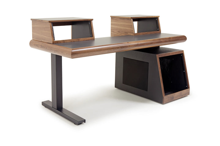 Argosy Radius Signature w/67" Straight Top, 1) Slanted 10sp Base Rack, 1) Steel Leg, Bullnose Edge - Standard Trim