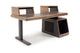 Argosy Radius Signature w/67" Straight Top, 1) Slanted 10sp Base Rack, 1) Steel Leg, Bullnose Edge - Standard Trim