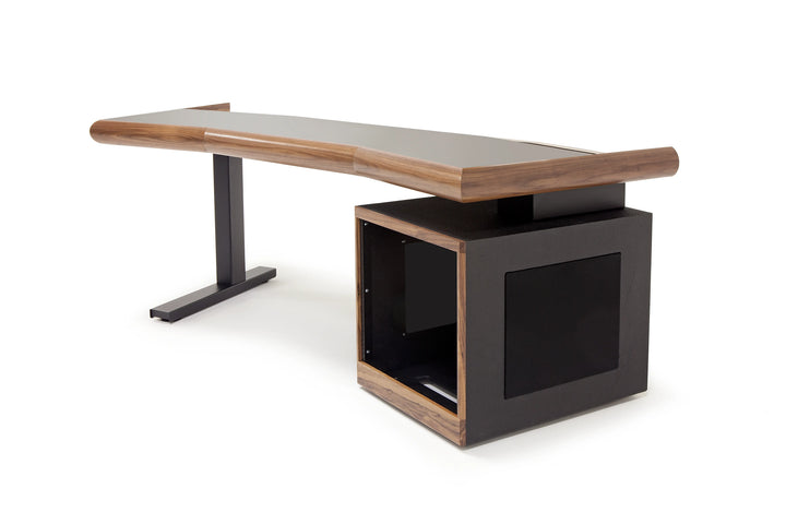 Argosy Radius Signature w/67" Splayed Top, 1) Straight 10sp Base Rack, 1) Steel Leg, Bullnose Edge - Standard Trim
