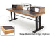 Argosy Radius Signature w/78" Straight Top, Height Adjustable Steel Legs, Waterfall Edge - Standard Trim