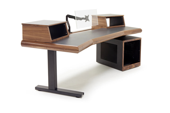 Argosy Radius Signature w/78" Splayed Top, 1) Straight 10sp Base Rack, 1) Steel Leg, Bullnose Edge - Standard Trim