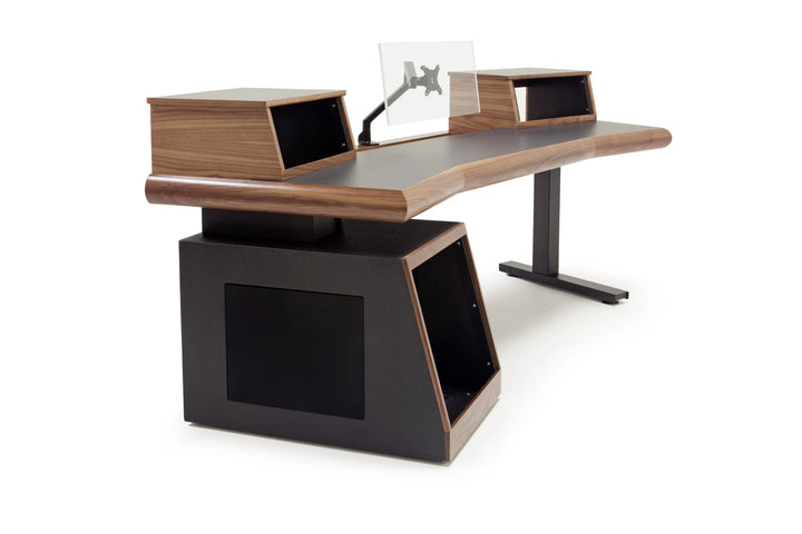 Argosy Radius Signature w/78" Splayed Top, 1) Slanted 10sp Base Rack, 1) Steel Leg, Bullnose Edge - Standard Trim
