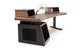 Argosy Radius Signature w/78" Splayed Top, 1) Slanted 10sp Base Rack, 1) Steel Leg, Bullnose Edge - Standard Trim