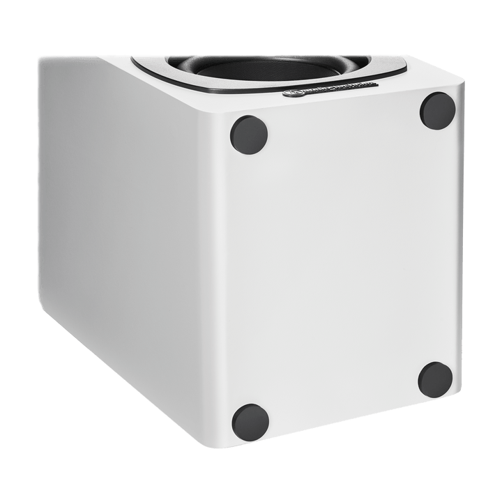 Audio-Technica AT-SP3XWH Powered Bookshelf Speakers (Pair, White) - 3"