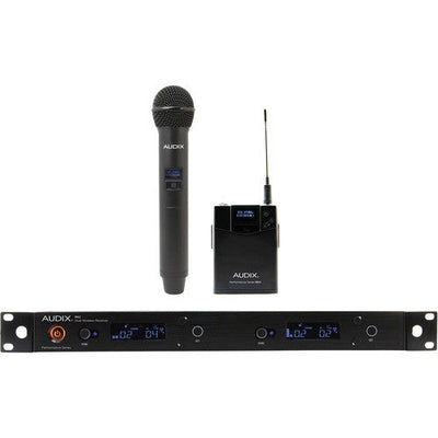 Audix AP42C2BPB R42 Receiver w/ B60 Bodypack & H60 OM2 Handheld Transmitter (554 to 586 MHz)