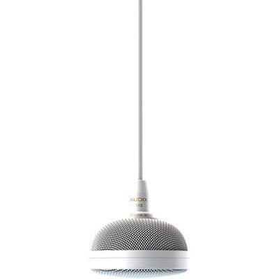 Audix M3 Tri-Element Hanging Ceiling Microphone w/ 6' Cable - White