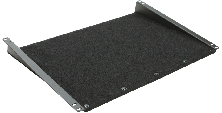 SKB SKB 1SKB-VS-2 Velcro Compatible Rack Shelf For Slant Mount Racks (Black) - Stands & Arms Accessories
