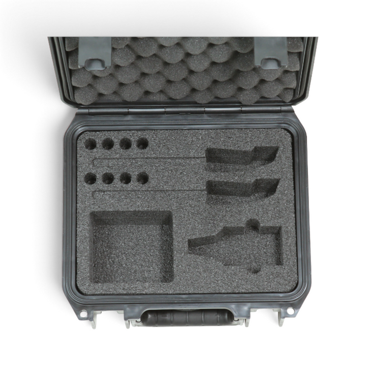 SKB SKB iSeries 0907-4 Sennheiser EW Wireless Mic Case (Black, Pre-Cut Foam) - Microphone Cases