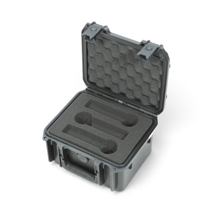 SKB SKB iSeries 0907-6 Six Mic Case (Black, Pre-Cut Foam) - Microphone Cases