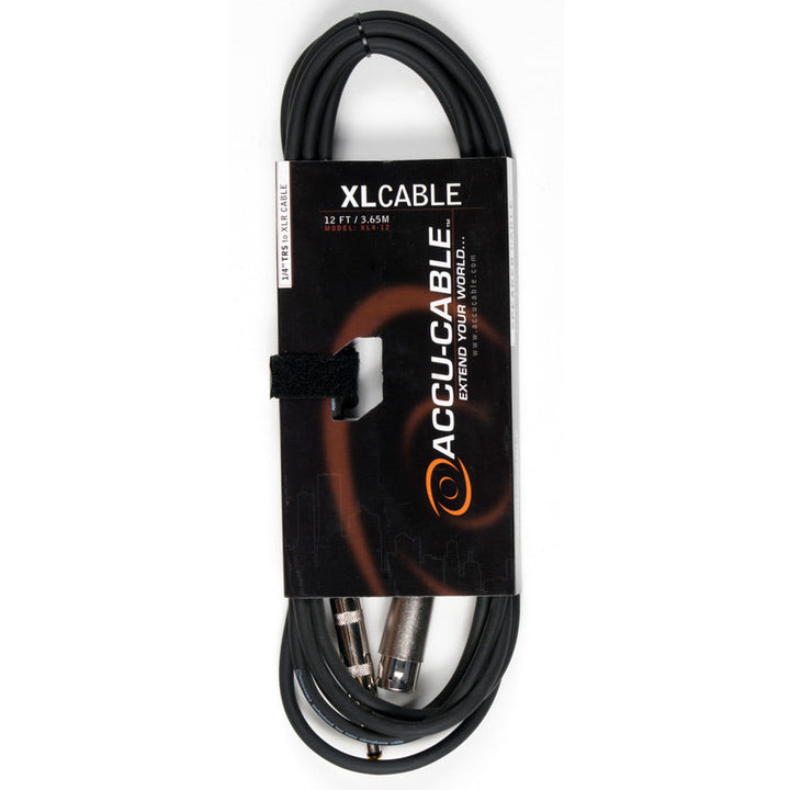 ADJ Speaker Cable with 1/4in TRS to XLR - 12ft