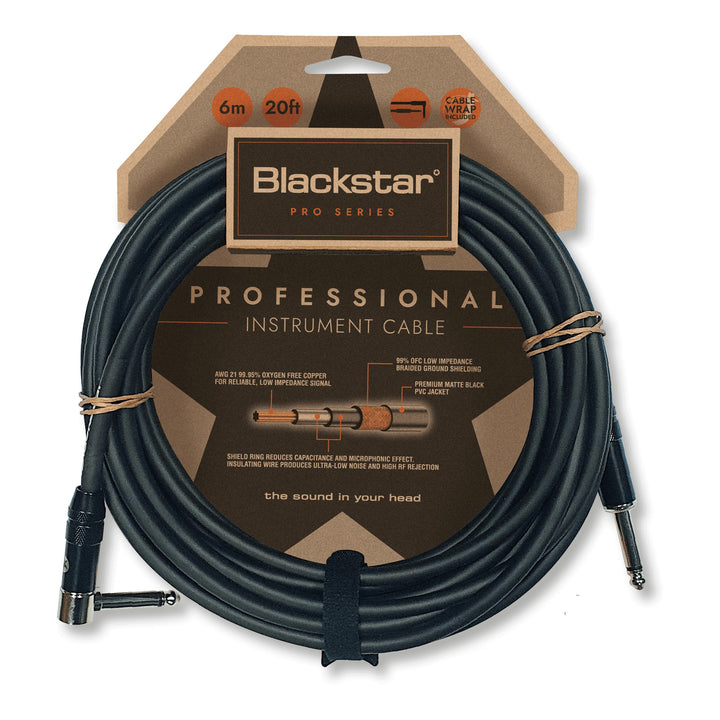 Blackstar Blackstar Professional Instrument Cable (6 m, Straight/Angled)