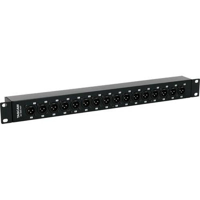 Tascam BO-16DXOUT Rackmount 16-Channel DB25 To XLR Male Adapter