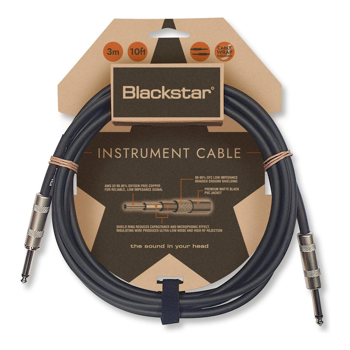 Blackstar Blackstar Standard Instrument Cable (3 m, Straight/Straight)