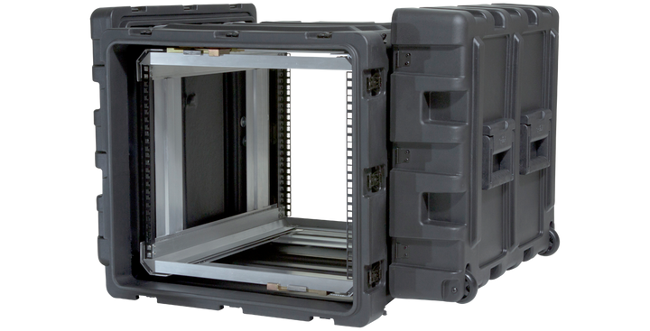 SKB SKB 3RR-9U24-25B rSeries 9U Shock Rack (Black) - Cases & Transport Accessories