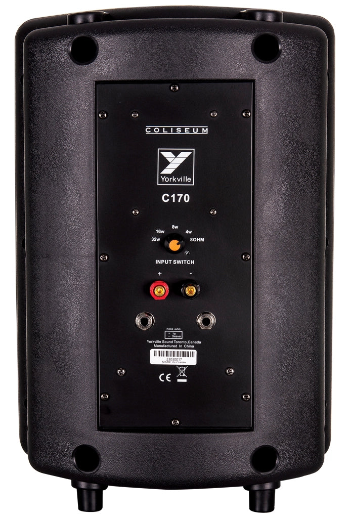 Yorkville Yorkville Coliseum C170 8" Installation Speaker, Black