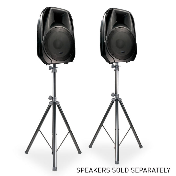 ADJ 2 x Aluminum Speaker Stands with Carrying Bag