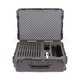 SKB SKB 3i-342412MXC iSeries 3424-12 Shure Microflex Wireless System Case (Black, Pre-Cut Foam) - Microphone Cases
