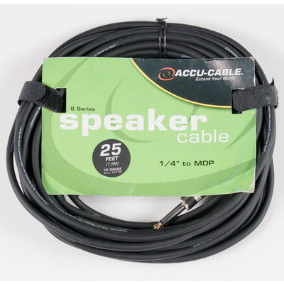 ADJ 16 AWG Speaker Cable with 1/4in to MDP - 25ft