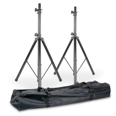 ADJ 2 x Aluminum Speaker Stands with Carrying Bag