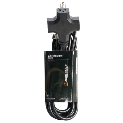 ADJ 16-Gauge AC Extension Cord with Triple Tap - 10ft