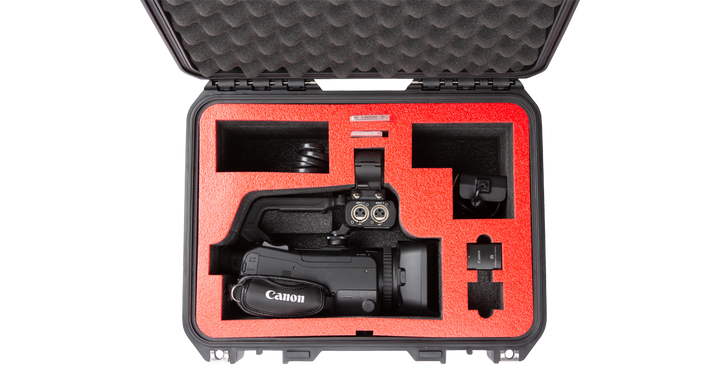 SKB SKB iSeries 1510-9 Canon XA70/XA75 Camcorder Case (Black, Pre-Cut Foam) - Instrument Cases