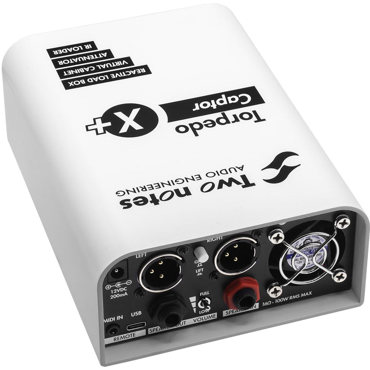 Two Notes Two Notes Torpedo Captor X+ Reactive Load Box / Cab Sim (16 Ohm) - Cab Sim Processors