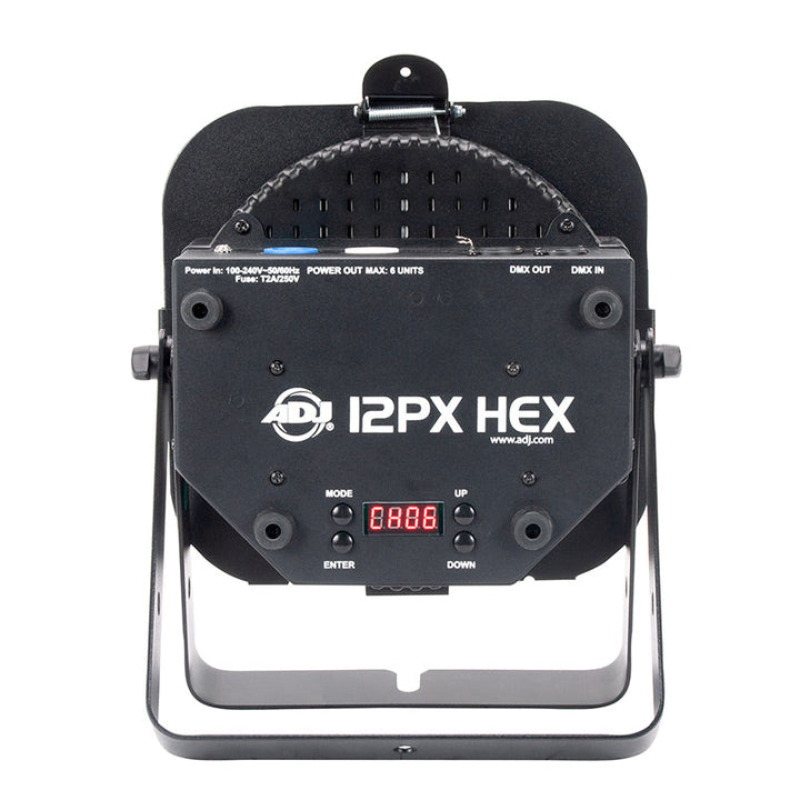 ADJ Low Profile PAR Fixture with 12 x 12W RGBWA+UV LED - Black