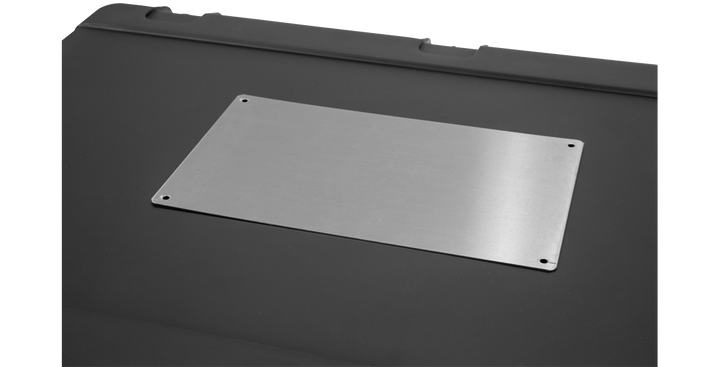SKB SKB 3SKB-SLP-A 12 x 7 Shipping Label Plate with Adhesive Backing (White) - Misc Instruments