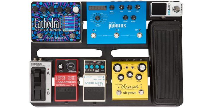 SKB SKB 1SKB-PB1712 Injection Molded Non-Powered Pedalboard (Black) - Pedal Boards