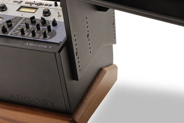 Argosy NOVA H10 Workstation with 2) 10ru racks, powder coated finish, casters