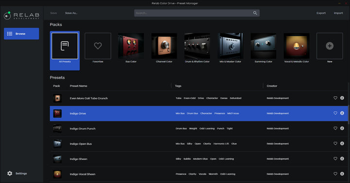 RELAB Relab Color Drive