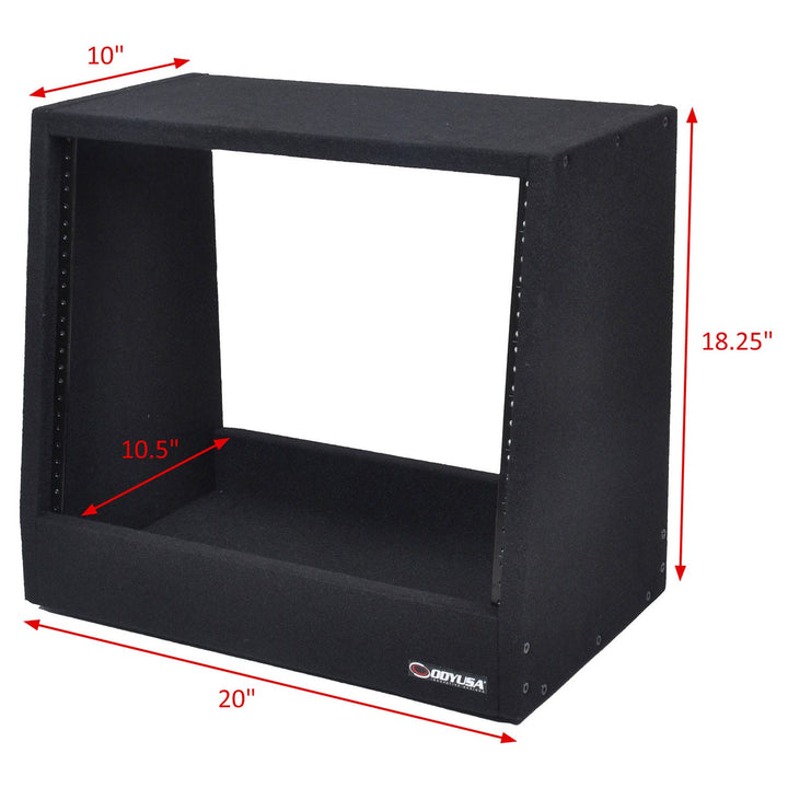Odyssey CRS08SS 8U Carpeted Pro Studio Rack – view 2