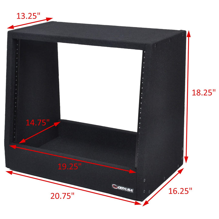 Odyssey CRS08USS131618 8U Carpeted Studio Rack MKII - Assembly Required – view 2