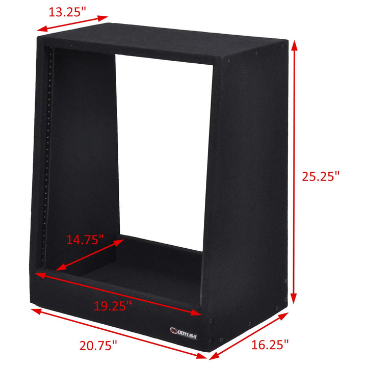 Odyssey CRS12USS131625 12U Carpeted Studio Rack MKII - Assembly Required – view 2