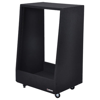 Odyssey Odyssey CRS14USS162232W 14U Carpeted Studio Rack MKII with Wheels - Assembly Required