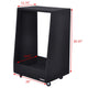 Odyssey CRS14WSS 14U Carpeted Pro Studio Rack with Wheels – view 2