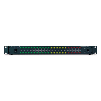 ADJ Rackmount LED dB display with RCA Input/Output - 19in
