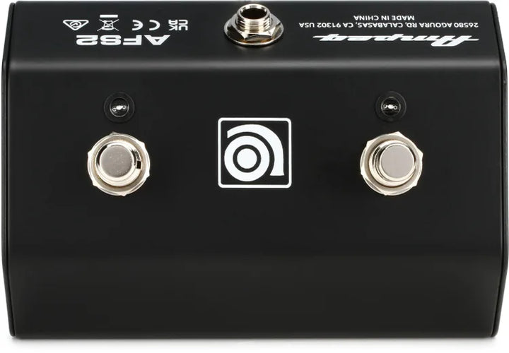 Apex AFS2 Dual On/Off footswitch w/LED’s – metal b - Footswitch Processors