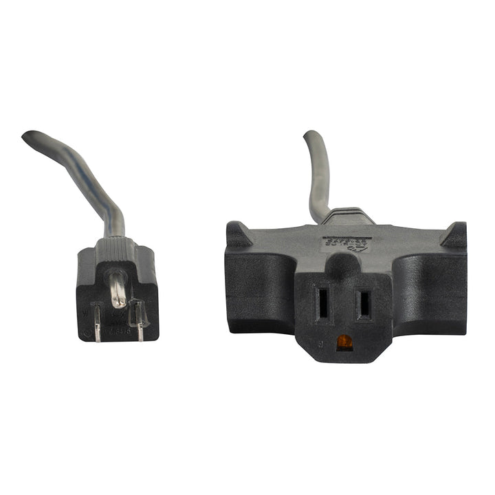 ADJ 16-Gauge AC Extension Cord with Triple Tap - 10ft