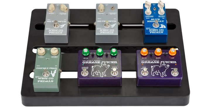 SKB SKB 1SKB-PB1712 Injection Molded Non-Powered Pedalboard (Black) - Pedal Boards