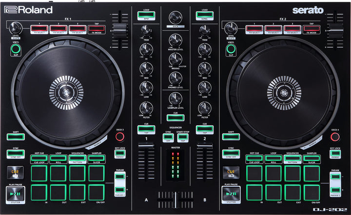 Roland Roland DJ-202 2-Channel Serato Lite DJ Controller (Open Box, Brand New)