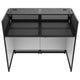 Odyssey Odyssey DJBOOTH50 50" Wide Surface DJ Booth with Bag and Scrims - DJ Accessories